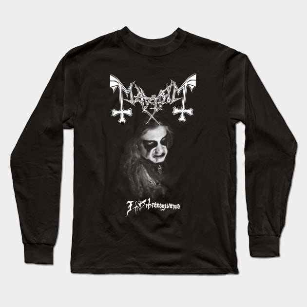 MAYHEM - Tribute to Dead Long Sleeve T-Shirt by ebbdesign